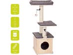 EBI Toledo - Krabpaal - 3 niveaus met kattenhuisje en, Verzenden, Nieuw