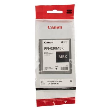 Canon PFI-030MBK inktcartridge mat zwart (origineel), Verzenden, Nieuw, Cartridge, Canon