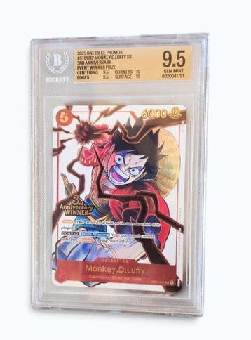Bandai - 1 Graded card - One Piece - Monkey D. Luffy Event, Nieuw