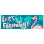 Banner Lets Flamingo Hawaii, Ophalen of Verzenden, Nieuw