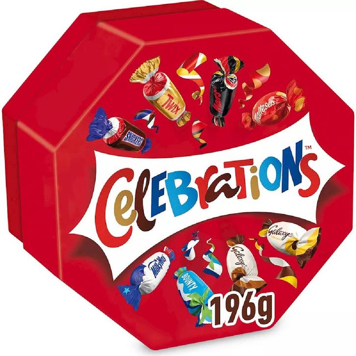 Celebrations Chocolade 196g, Hobby en Vrije tijd, Taarten en Cupcakes maken, Nieuw, Verzenden