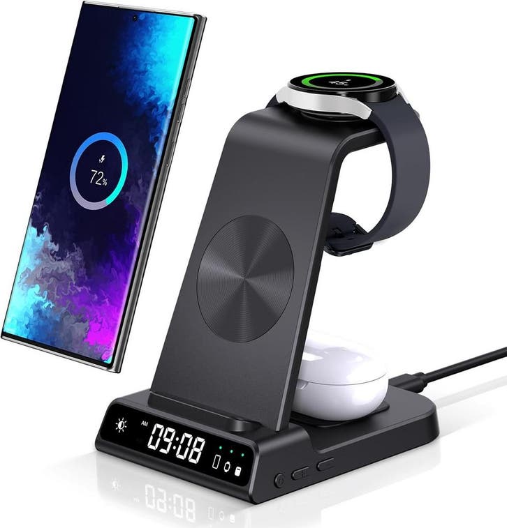 Inductie Oplader Samsung 3-in-1 | 67% Korting, Telecommunicatie, Mobiele telefoons | Toebehoren en Onderdelen, Samsung, Zo goed als nieuw