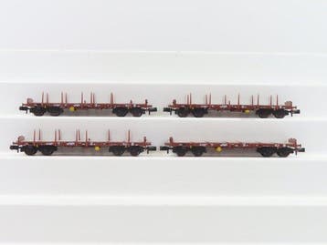 Fleischmann N - 826709 - Modeltrein goederenwagonset (4) -, Nieuw