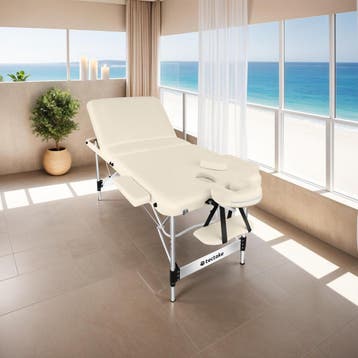 Massagetafel met 3 zones Ko Tao, draagtas, aluminiumframe, Sport en Fitness, Massageproducten, Verzenden, Nieuw