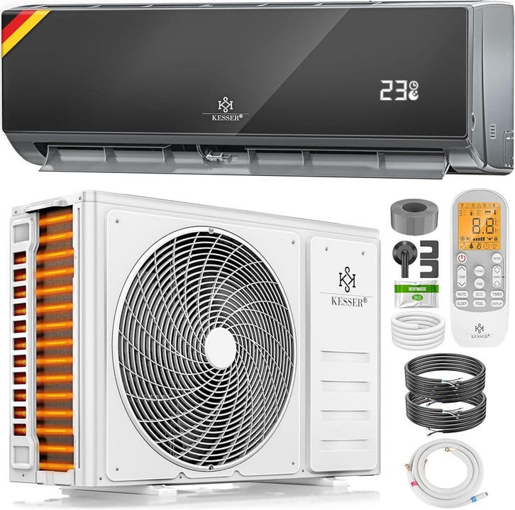 Split Unit Airco - Airconditioning - Warm & Koud - 9000 BTU, Witgoed en Apparatuur, Airco's, Zo goed als nieuw, Verzenden
