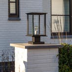 Buitenlamp sokkellamp zwart Capital 1 Tuinverlichting, Verzenden, Nieuw