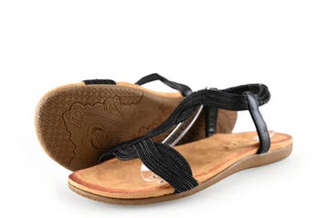 Dolcis Sandalen in maat 41 Zwart, Dolcis, Verzenden, Zwart, Sandalen of Muiltjes