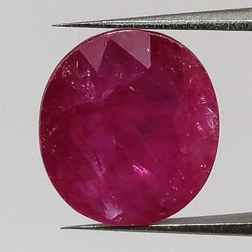 Rood Robijn - 3.32 ct - Instituto Gemólogico Español (IGE) -, Sieraden, Tassen en Uiterlijk, Nieuw