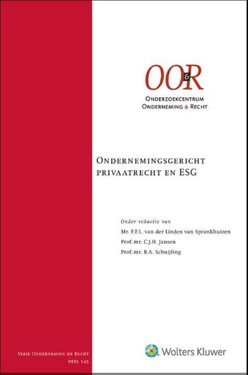Ondernemingsgericht privaatrecht en ESG 9789013174991, Verzenden, Zo goed als nieuw