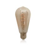 LED FILAMENT E27 EDISON DIMBAAR AMBER 6W, Huis en Inrichting, Lampen | Overige, Nieuw