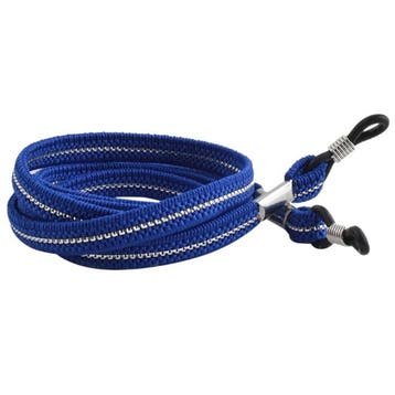 Fako Bijoux - Brillenkoord - Elastisch - 70cm - Blauw, Verzenden, Nieuw
