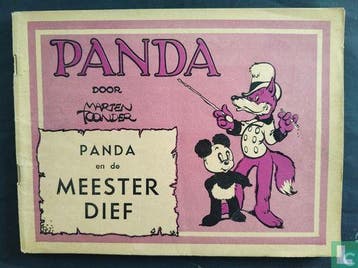 Panda en de meesterdief - 1949, Eén stripboek, Verzenden, Zo goed als nieuw, Toonder, Marten.