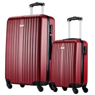 Kofferset | Slazenger | 2-delig (Hand- en ruimbagage, Rood), Verzenden, Nieuw