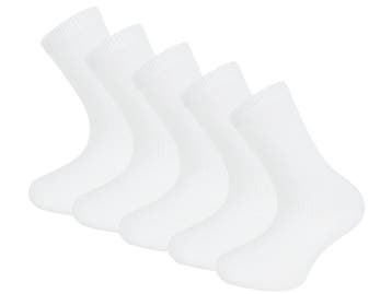 5 paar Kindersokken - Katoen - SQOTTON® - Wit, Verzenden, Nieuw