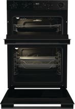 Hisense HI6-BID914221CDBG  Inbouw dubbeloven  Zwart  110L, Hete lucht, Nieuw, Ophalen of Verzenden, Oven met grill