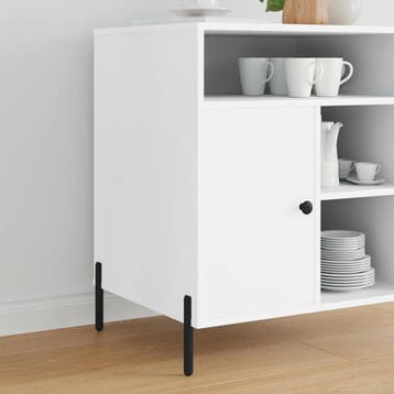 vidaXL Meubelpoten 12 st Zwart 66 x 36 x 160 mm IJzer, Doe-het-zelf en Verbouw, Verzenden, Nieuw