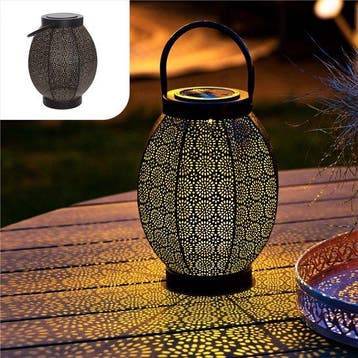 Gadgy Solar Lantaarn Bloem - Buitenverlichting met dag/nacht, Antiek en Kunst, Verzenden