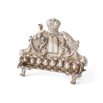 Vincenz Czokally (Wenen circa 1870), Chanoeka-lamp -