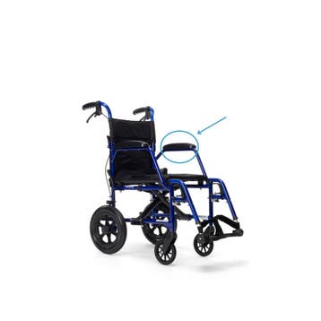 Armleuning Vermeiren Rolstoel Bobby/Jazz S50 - Zwart, Diversen, Rolstoelen, Ophalen of Verzenden, Nieuw