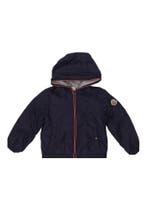 Moncler Jas Jongens in maat 86 Blauw, Verzenden, Zo goed als nieuw, Moncler, Jongen of Meisje