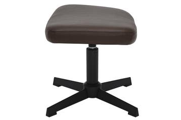 Kruk VOGUE 45 cm, draaibaar, kunstleer, bruin, met zwart, Ophalen of Verzenden, Nieuw