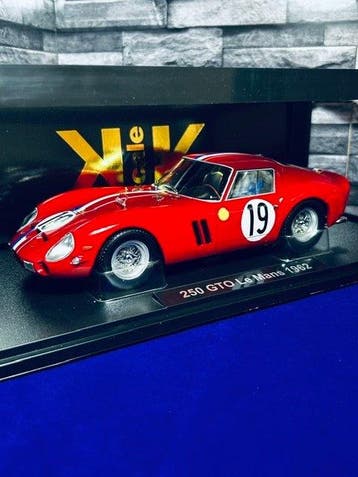 IXO 1:18 - Modelauto - KK Scale 1:18 Ferrari 250 GTO Le Mans, Nieuw