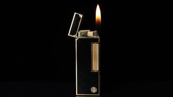 Dunill - Lacquer Pattern Rollagas Lighter - Zonder, Nieuw