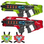 Light Battle Connect lasergame set - 2 Laserguns Groen/Rood, Ophalen of Verzenden, Nieuw