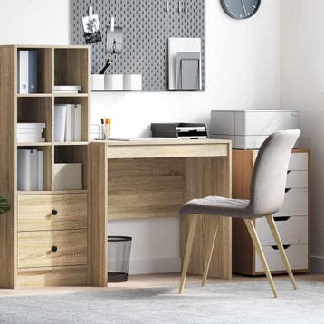 vidaXL Bureau Sonoma Eiken 80 x 50 x 76 cm, Verzenden, Nieuw