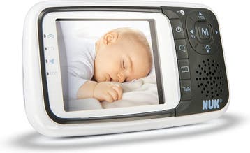 Babyfoon met camera - Spraakfunctie -  Wit - NUK, Verzenden, Zo goed als nieuw
