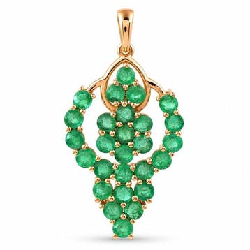 Zonder minimumprijs - Hanger - 14 karaat Geel goud - 2.17ct.