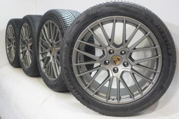 Porsche Cayenne E3 21 inch velgen Michelin Winterbanden Nieu, Gebruikt, Velg(en), 21 inch, Winterbanden