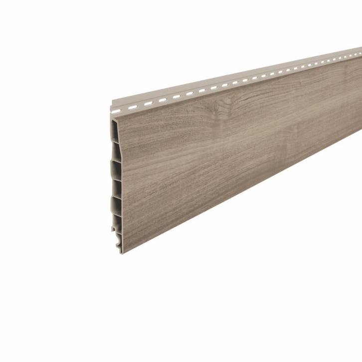 VinyPlus Rabatdeel 150mm Vergrijsd Red Cedar, Doe-het-zelf en Verbouw, Platen en Panelen, Nieuw, Minder dan 20 mm, Overige materialen