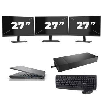 Fujitsu LIFEBOOK U7311 -   i7-11e 8GB  - 512GB  + 3x 27 inch, Verzenden, 8 GB, 13 inch, Refurbished