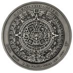Azteken kalender 1 kg 2017 Antique Finish (1.000 oplage), Verzenden, Zuid-Amerika, Losse munt, Zilver