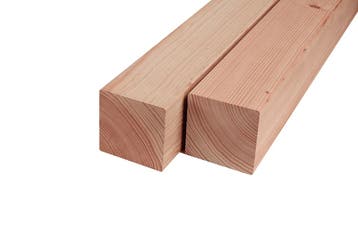 Douglas Paal 12 x 12 cm (120 x 120 mm) Geschaafd - Lengte, Nieuw