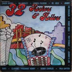 LP gebruikt - Various - 32 Rockers &amp; Rollers (France,..., Verzenden, Zo goed als nieuw, Overige formaten