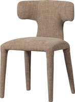 WOOOD Permit Eetkamerstoelen - Polyester - Zand - Set van 2, Huis en Inrichting, Overige Huis en Inrichting, Verzenden, Nieuw