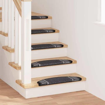 vidaXL Zelfklevende Trapmatten 15 st 65 x 21 x 4 cm Non-Slip, Verzenden, Nieuw