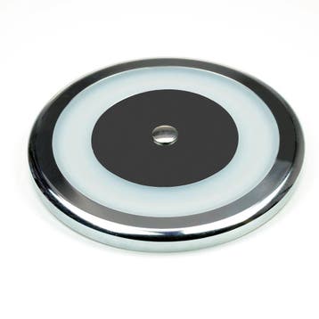Plafonnière Opbouw Dimbaar LED RVS 12-24 volt 106mm, Ophalen of Verzenden, Nieuw