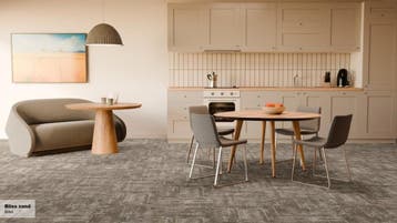 SALE!! - Tapijttegel Bliss  Grijsblauw, Huis en Inrichting, Stoffering | Vloerbedekking, Ophalen of Verzenden, Nieuw