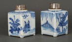 Kangxi (1662-1722) - Set of Two! - Theepot - Zhang Junrui