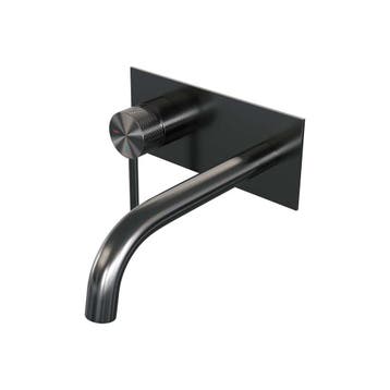 Brauer Gunmetal Carving Inbouw Wastafelmengkraan met Gebogen, Ophalen of Verzenden, Nieuw