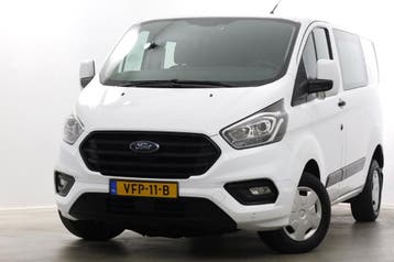 Ford Transit Custom 300 2.0 TDCI L1H1 Trend D.C. Airco/Cruis, Gebruikt, Euro 6, Wit, Dealer onderhouden