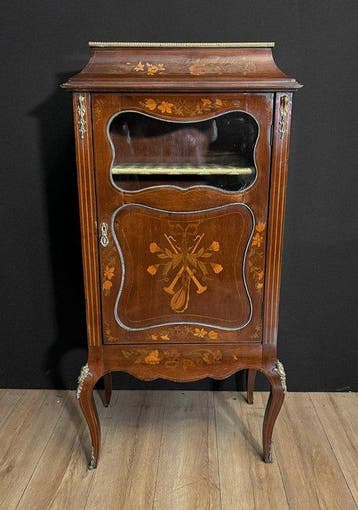 Vitrinekast - Mahonie - Antica Vetrinetta Vittoriana