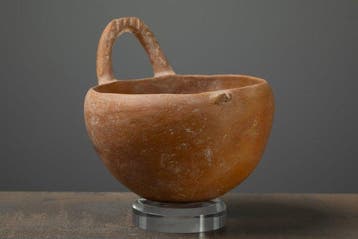 Cypriotisch Terracotta / Rode gepolijste keramiek Oud Cyprus