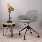 DS4U Milan bureaustoel bouclé - grijs, Ophalen of Verzenden, Nieuw, Grijs