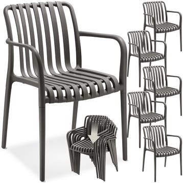 Tuinstoelen Alcudia, weerbestendig, stapelbaar, Verzenden, Nieuw