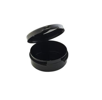Plastic bakjes met deksel 5ml  Zwart     100 stuks, Ophalen of Verzenden, Nieuw