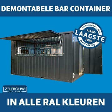 Koop nu! Mobiele winkel unit van 4x2m, Doe-het-zelf en Verbouw, Containers